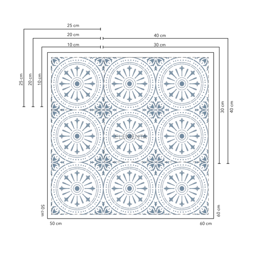 Alcoba Baldosas 25x25 cm - 20 unidades / cubre 1,2 mt2