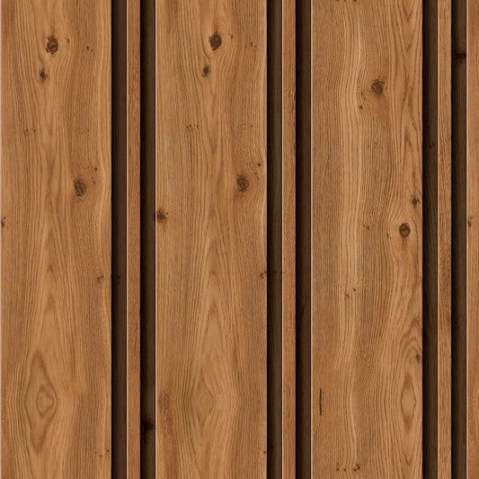 Listones en Madera Cabaña - Rollo 250 cm alto x 60 cm ancho | Cubre 1.5 mt2