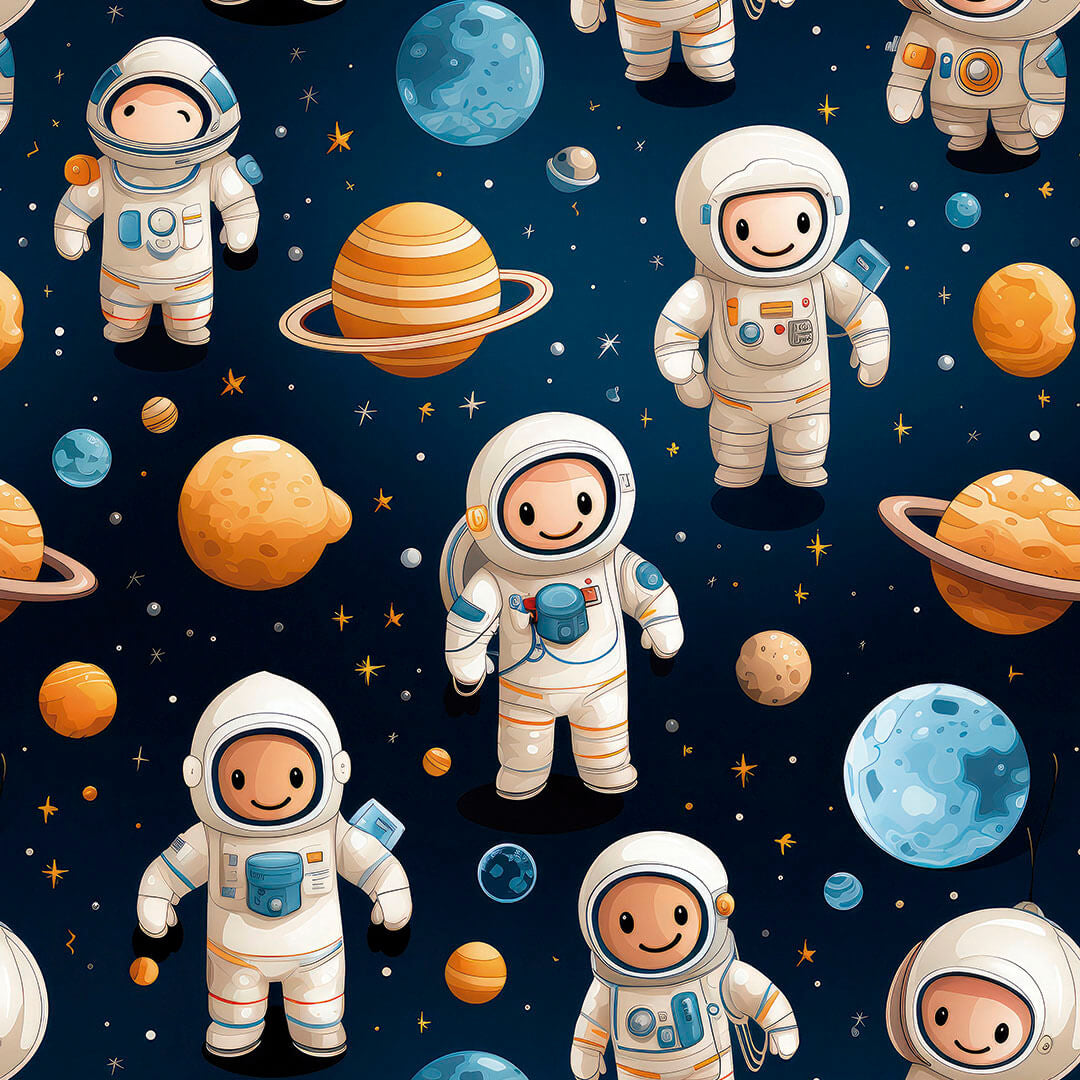 Papel tapiz Infantil Espacio Space - Rollo 250 cm alto x 60 cm ancho | Cubre 1.5 mt2