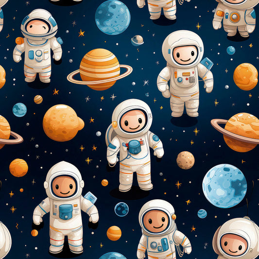 Papel tapiz Infantil Espacio Space - Rollo 250 cm alto x 60 cm ancho | Cubre 1.5 mt2