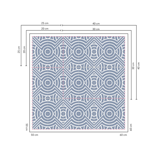 Llamatrina Baldosas 25x25 cm - 20 unidades / cubre 1,2 mt2