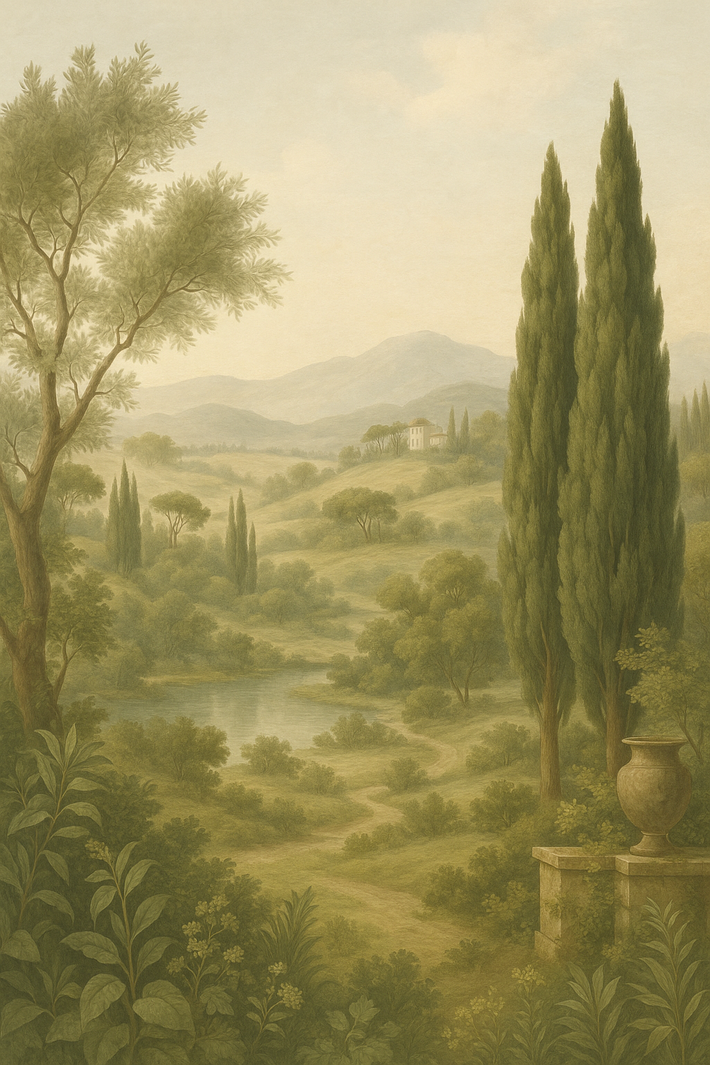 Mural Refugio Verde | 235cm altura x 140 cm ancho