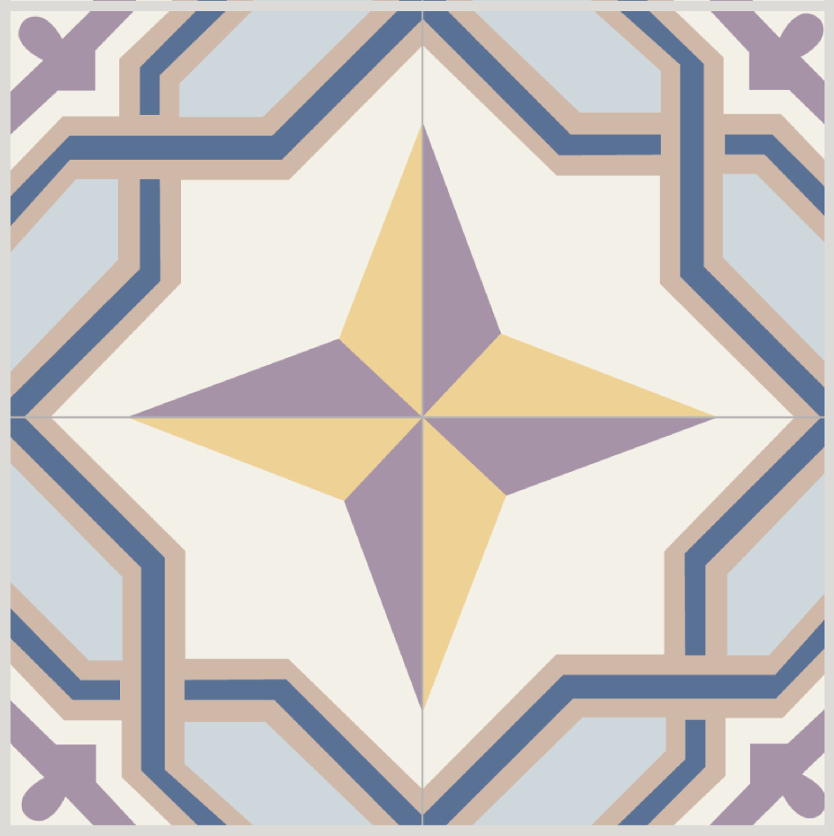 Agueda 25x25 cm - 20 units for floors / covers 1.2 m2