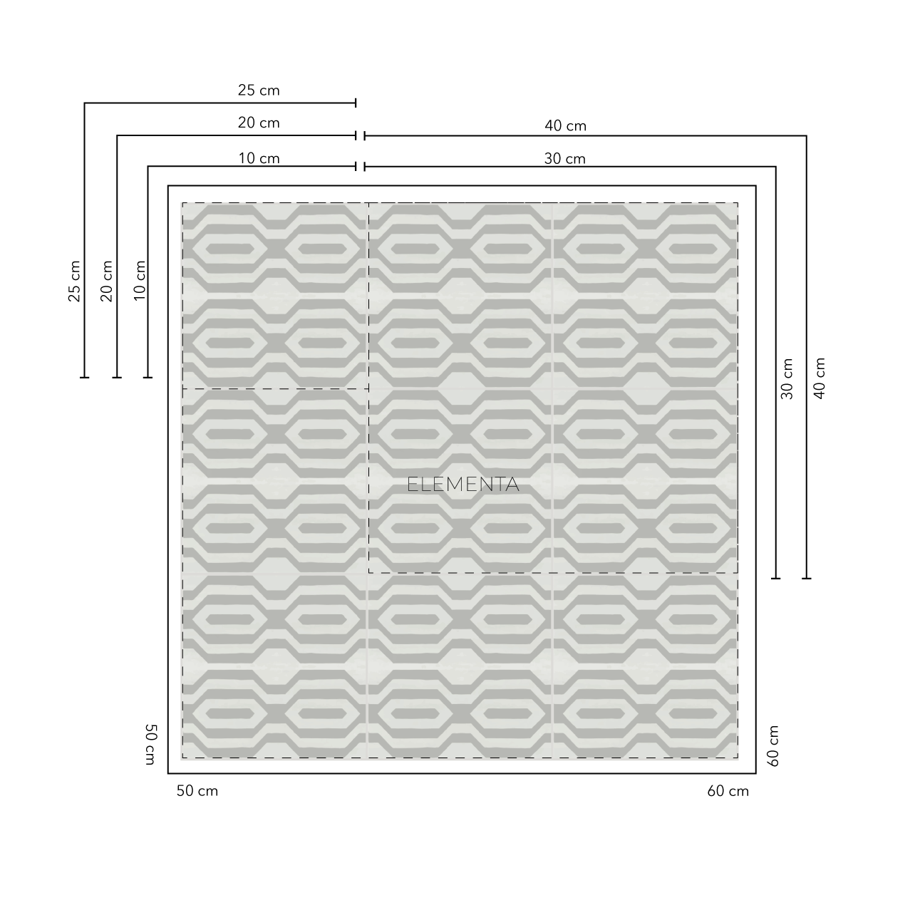 Alamos Baldosas 10x10 cm - 20 unidades / cubre 0,2 mt2