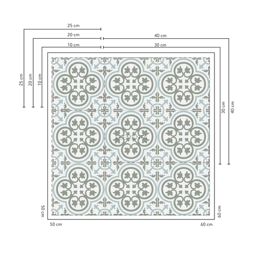 Alandroal Baldosas 20x20 cm - 20 unidades / cubre 0,8 mt2