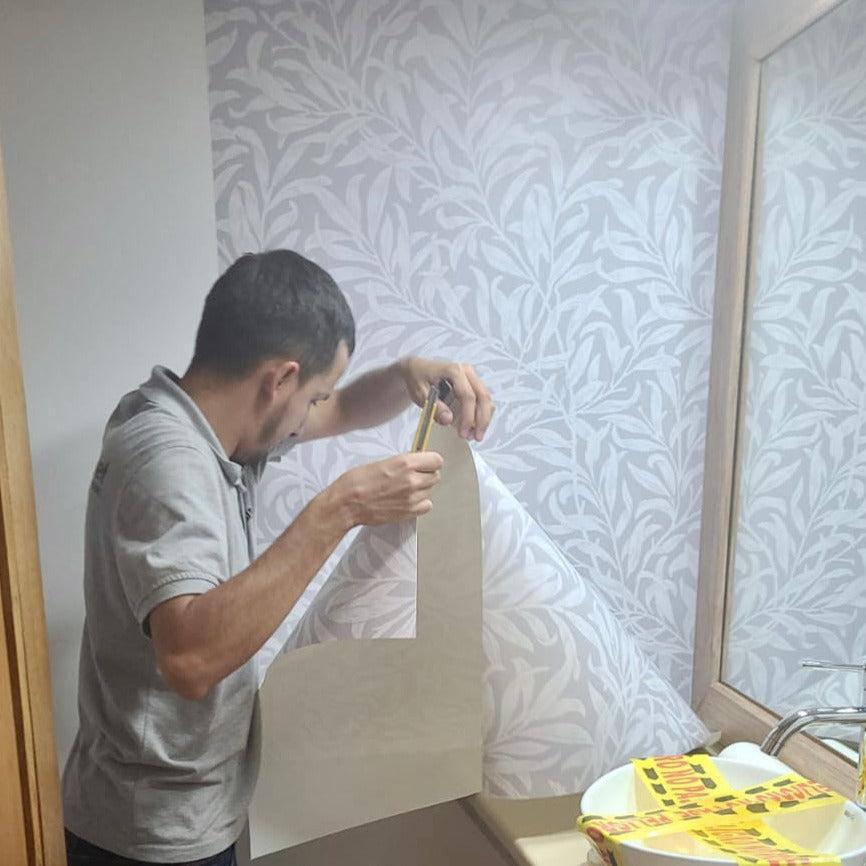 Papel Tapiz Hojas - 240 cm alto x 60 cm ancho