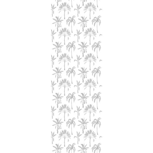 Papel Tapiz Palmeras Gris 2.5 metros x 45 cm