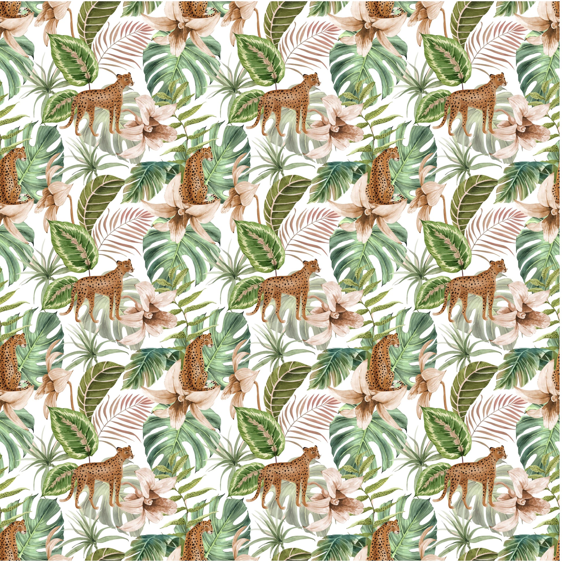 Papel Tapiz Selva Tigre 2.40 mt alto x 60 cm ancho