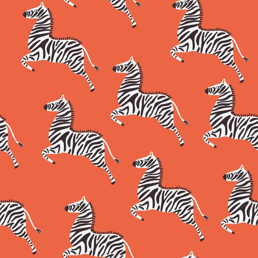 Zebrasss Papel Tapiz - 240 cm alto x 60 cm ancho