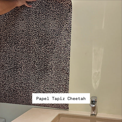 Papel tapiz Cheeta - 250 cm alto x 66 cm ancho | Cubre 1.5 mt2