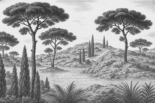 Mural Bosque en Sombra | 235cm altura x 140 cm ancho