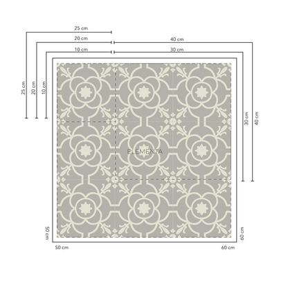 Chitaraque Baldosas 25x25 cm - 20 unidades / cubre 1,25 mt2