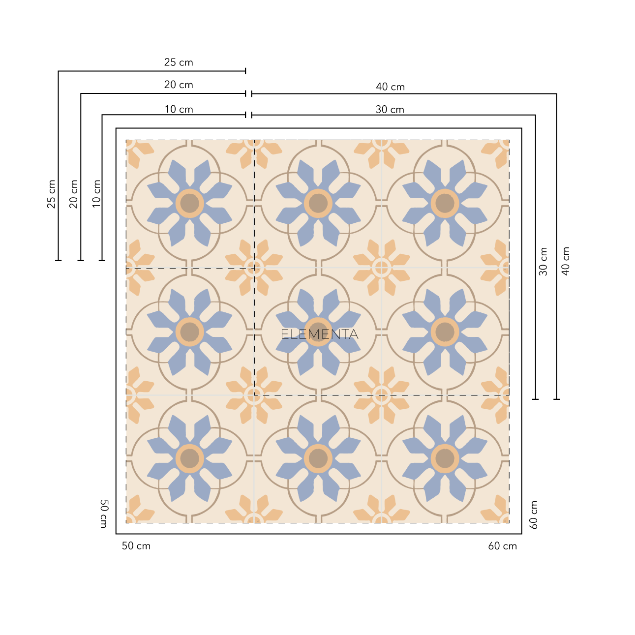 Morocco Adhesive Tiles | 20 units