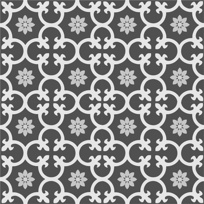 Cerinza negro Baldosas 25x25 cm - 20 unidades / cubre 1,25 mt2