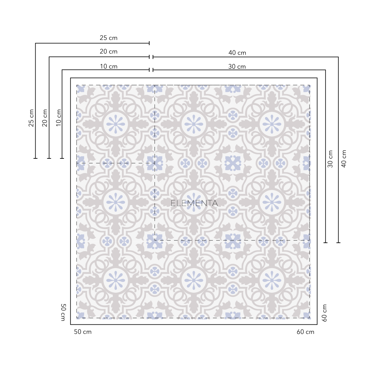 Esposende Baldosas 30x30 cm - 20 unidades / cubre 1,8 mt2