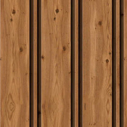 Listones en Madera Cabaña - Rollo 250 cm alto x 60 cm ancho | Cubre 1.5 mt2