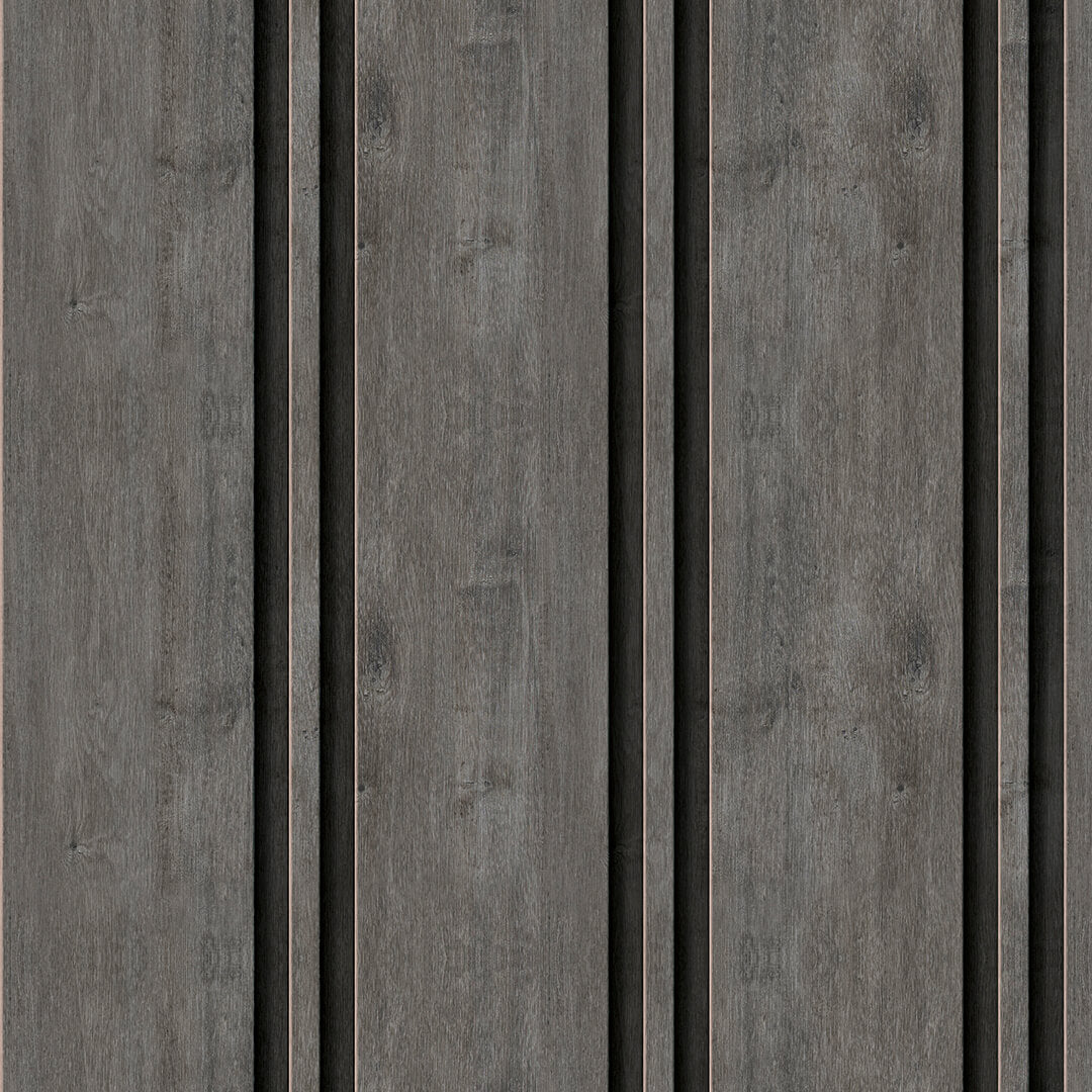 Listones en Madera Cabaña Gris - 250 cm alto x 60 cm ancho | Cubre 1.5 mt2