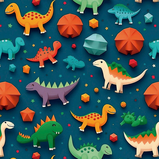 Papel tapiz Infantil Dino - 250 cm alto x 60 cm ancho | Cubre 1.5 mt2