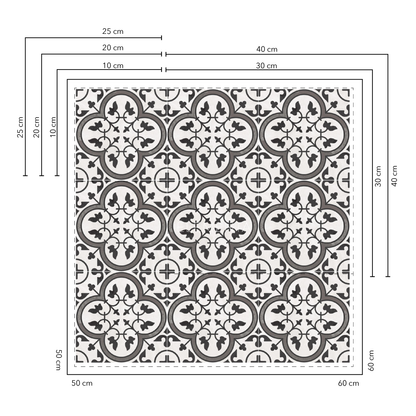 Festivo Baldosas 10x10 cm - 20 unidades / cubre 0,2 mt2