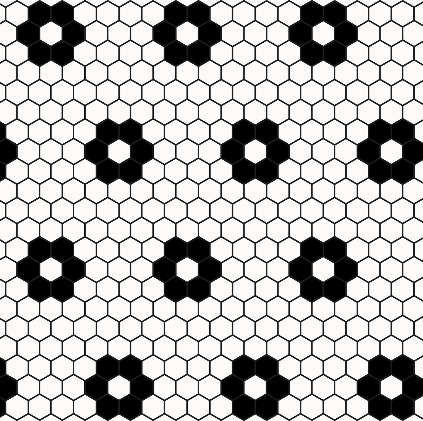 Flores Hexagonos Vinilo en rollo PARA PISOS 2 metros x 60 cm