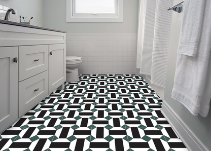 Geometric Hexagons Adhesive Tiles | 20 units