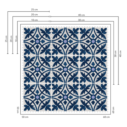 Juncos Baldosas 25x25 cm - 20 unidades / cubre 1,25 mt2