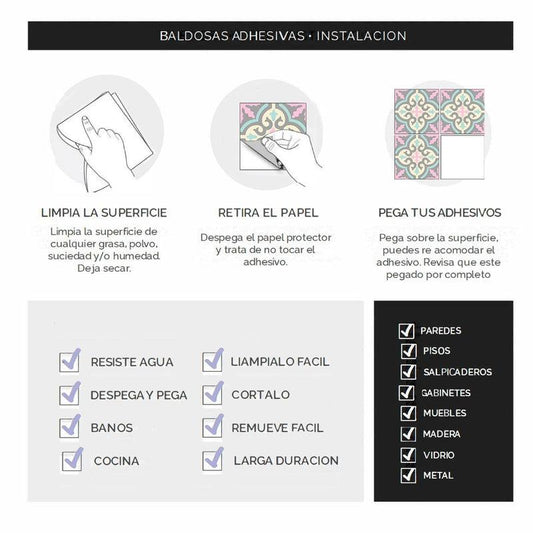 Kalanchoe Vinilo Adhesivo en Rollo PARA PISOS
