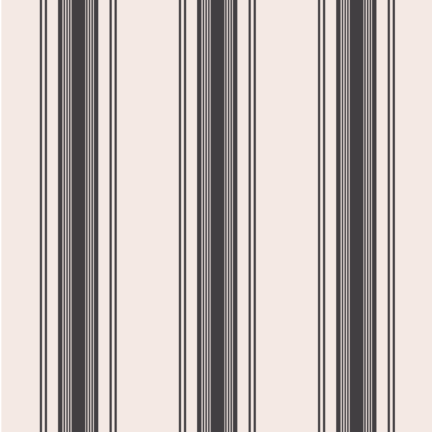 Papel Tapiz Lineas Polo |  Negro  |  Rollo 240 cm alto x 60 cm ancho  |  1 unidad |  Cubre 1,4 mt2