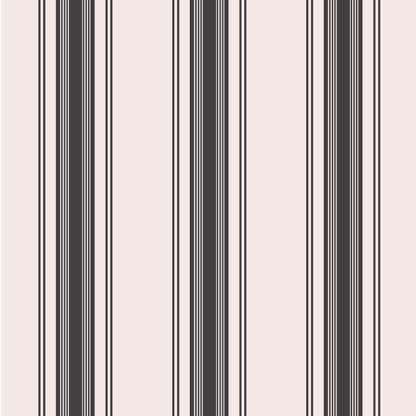 Papel Tapiz Lineas Polo |  Negro  |  Rollo 240 cm alto x 60 cm ancho  |  1 unidad |  Cubre 1,4 mt2