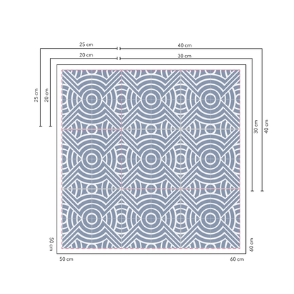 Llamatrina Baldosas 20x20 cm - 20 unidades / cubre 0,8 mt2
