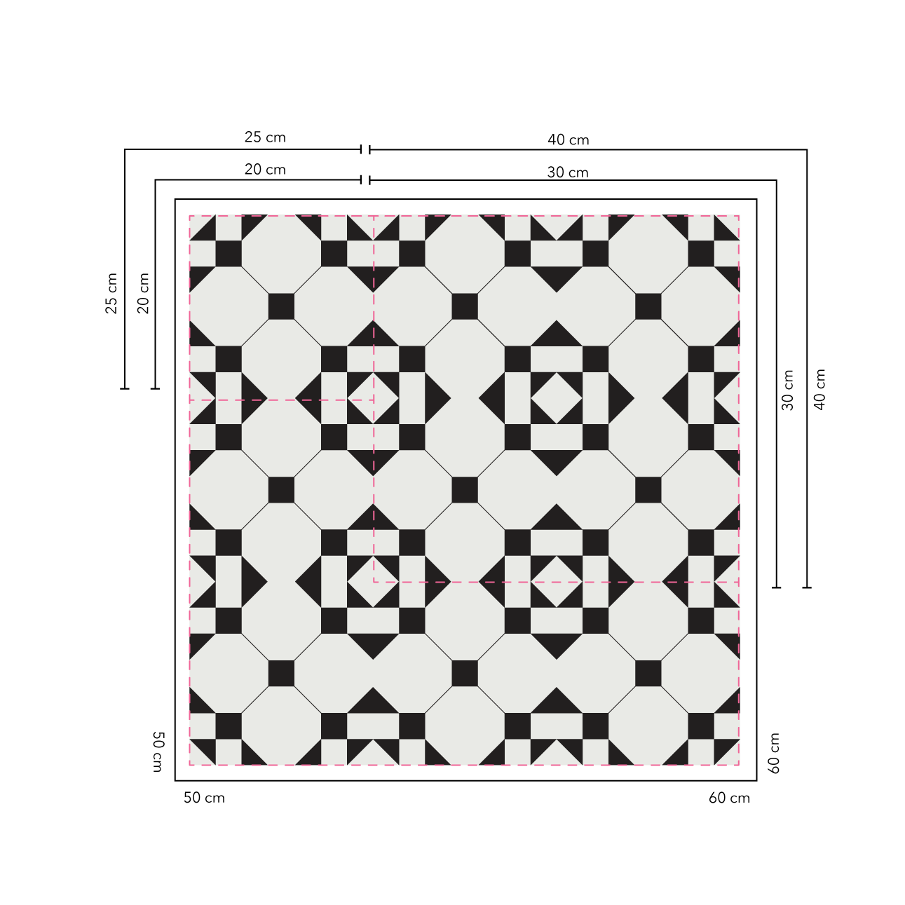 Manor Baldosas 20x20 cm - 20 unidades / cubre 0,8 mt2