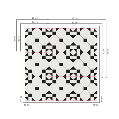 Manor Baldosas 20x20 cm - 20 unidades / cubre 0,8 mt2