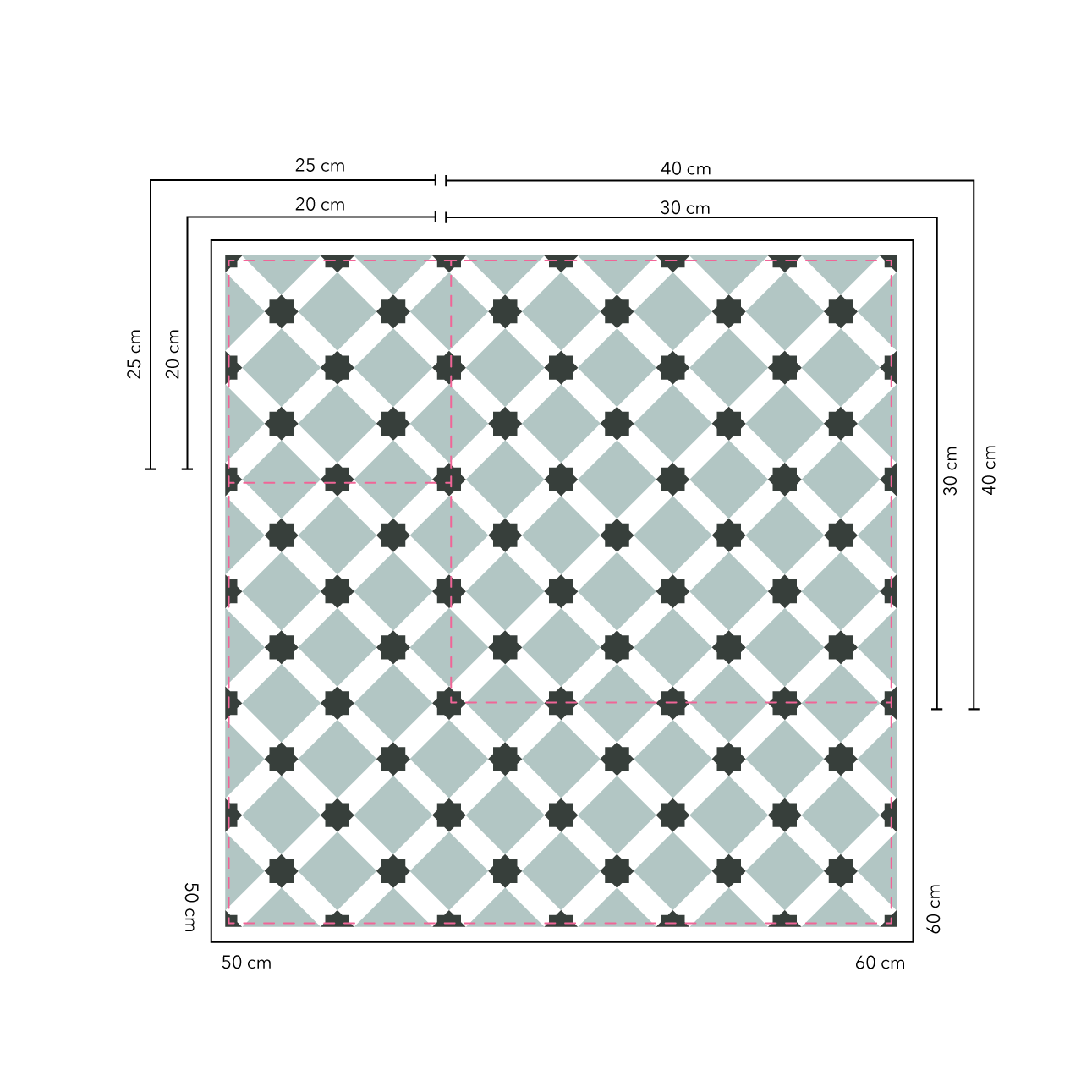 Milan Baldosas 20x20 cm - 20 unidades / cubre 0,8 mt2