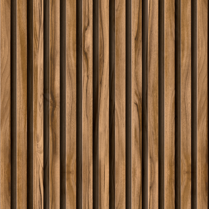 Listones en Madera Macadamia - Rollo 250 cm alto x 60 cm ancho | Cubre 1.5 mt2