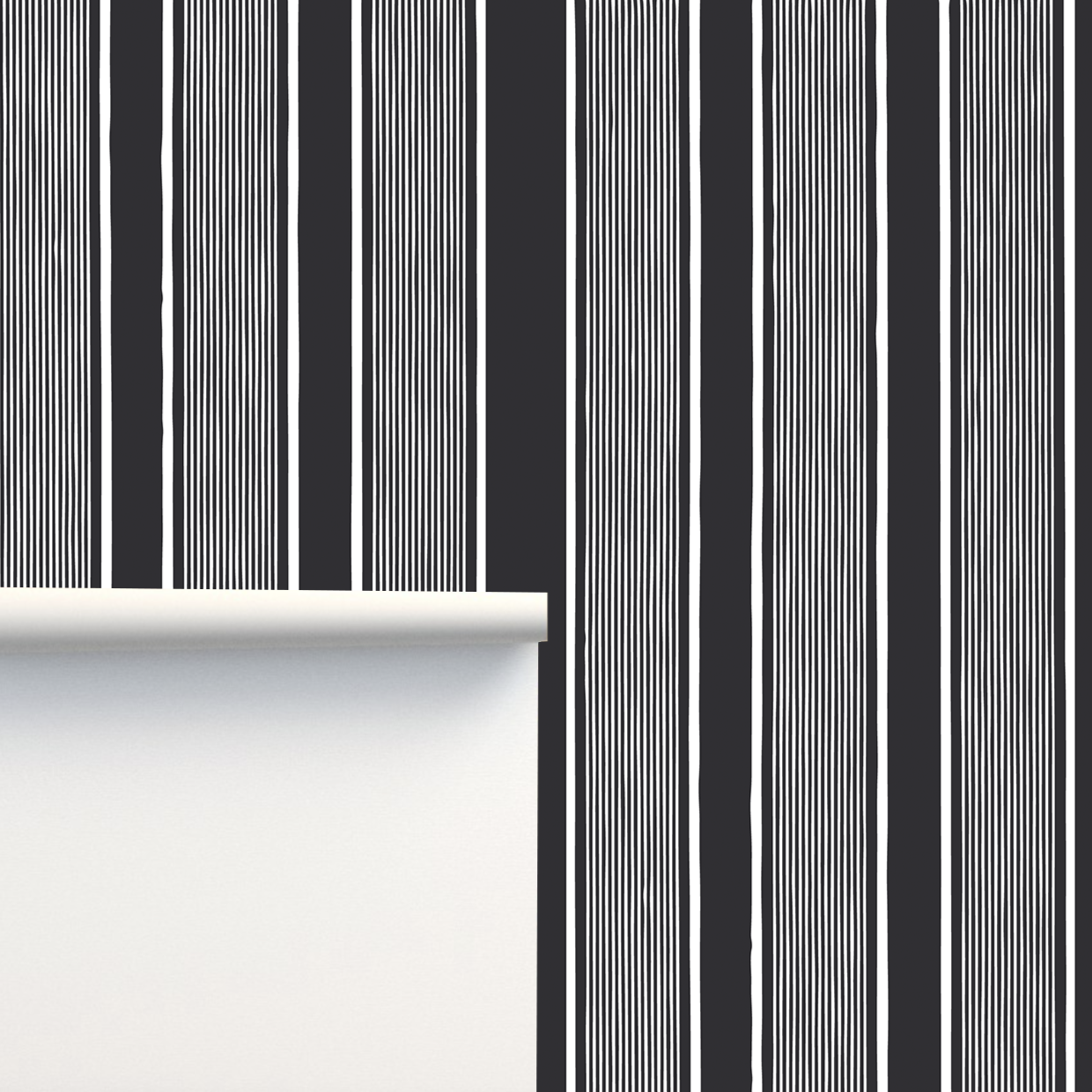 Papel Tapiz Lineas Lino  | Rollo  240 cm alto x 60 cm ancho  |  1 unidad |  Cubre 1,4 mt2