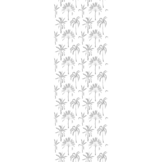 Papel Tapiz Palmeras Gris 2.5 metros x 45 cm