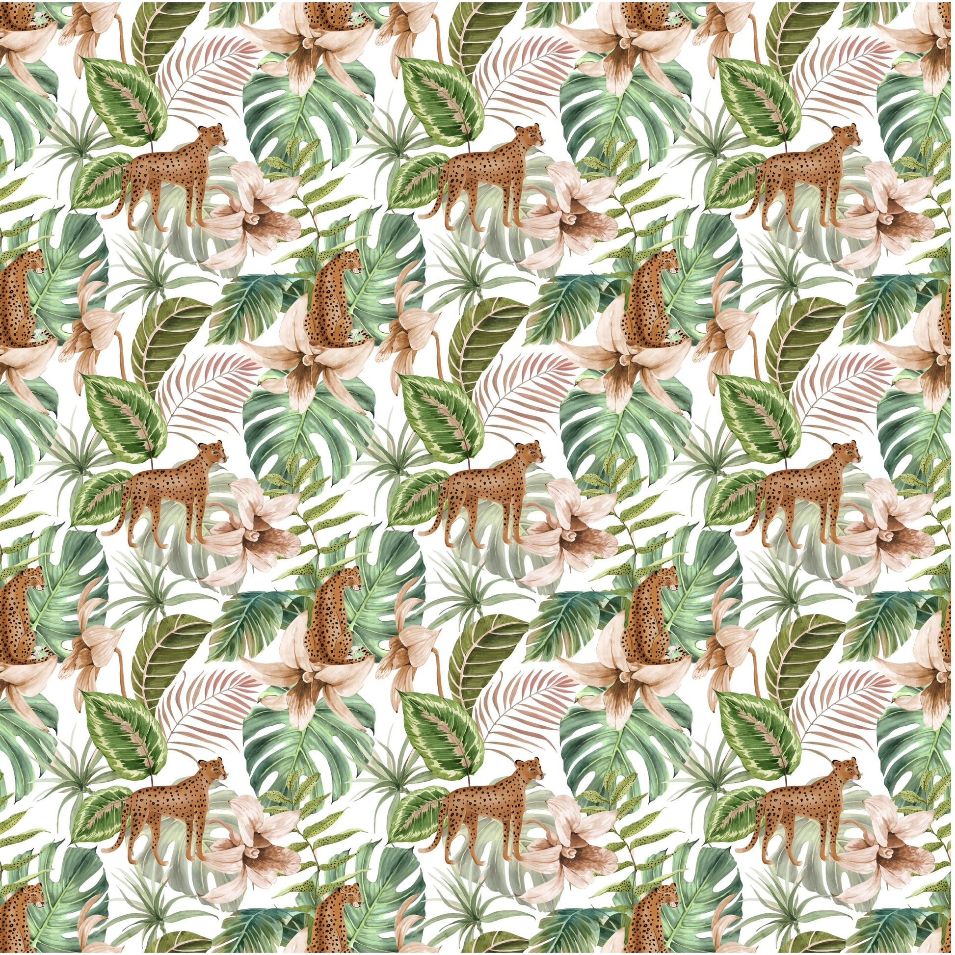 Papel Tapiz Selva Tigre 2.40 mt alto x 60 cm ancho