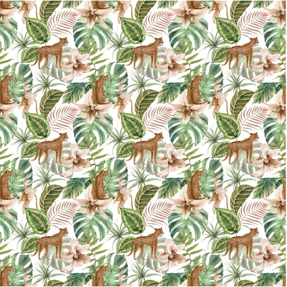 Papel Tapiz Selva Tigre 2.40 mt alto x 60 cm ancho