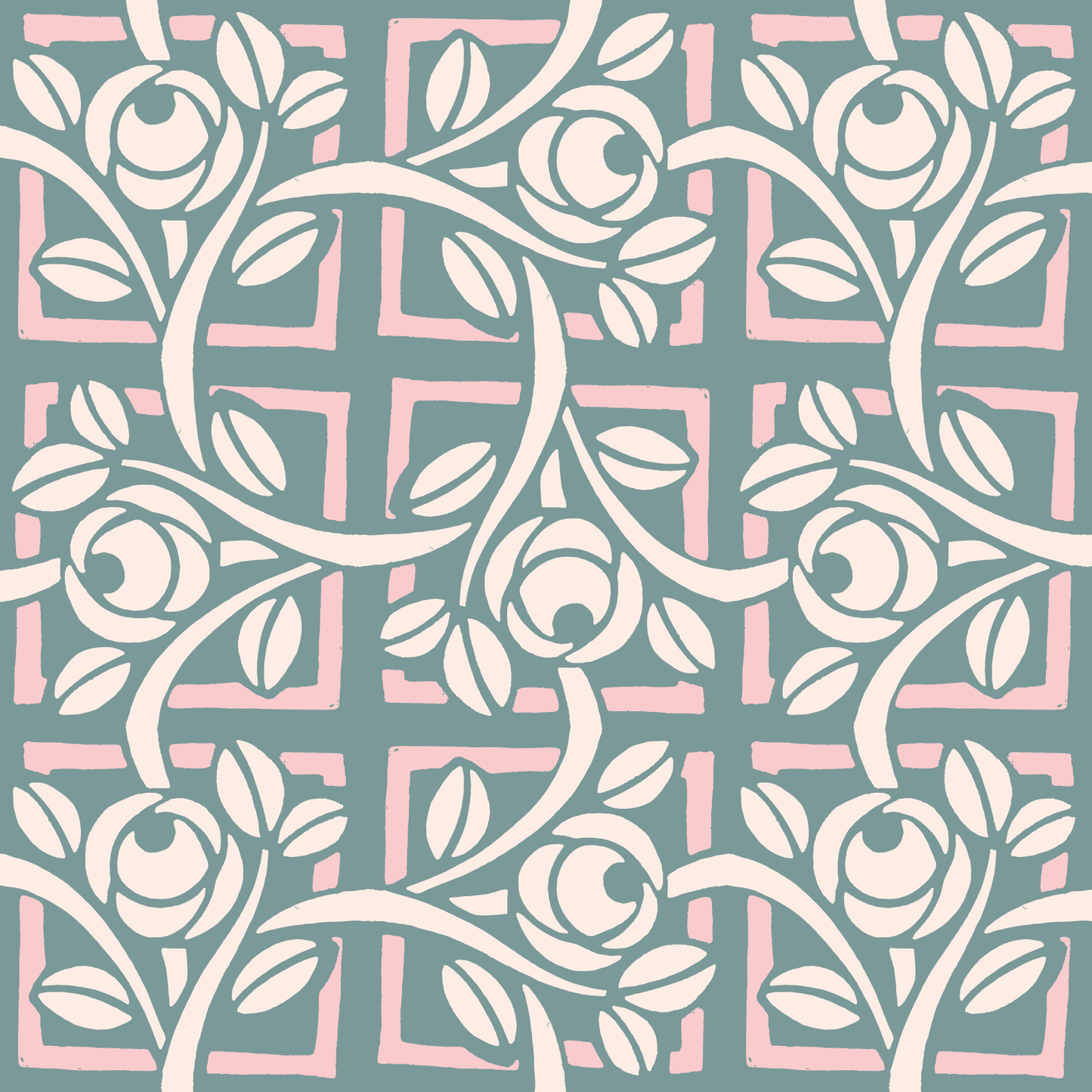 Rosetas Baldosas 25x25 cm - 20 unidades / cubre 1,2 mt2