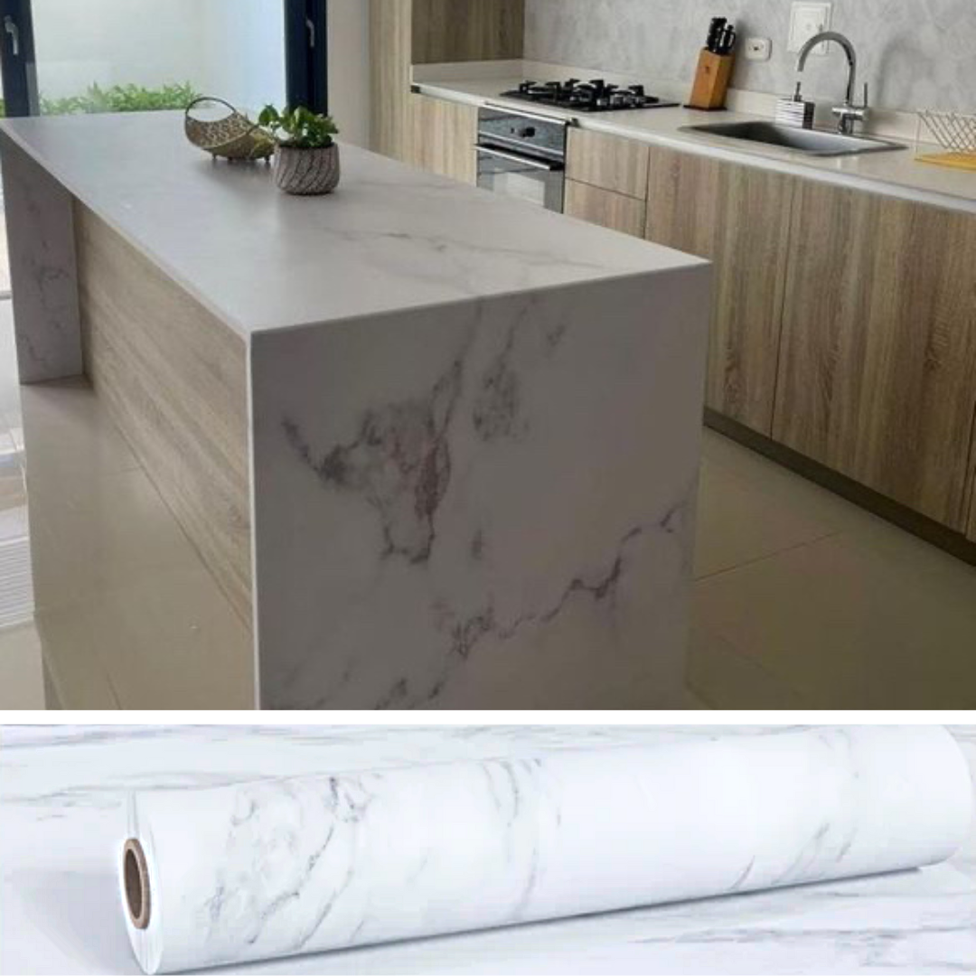 Marble Texture -Adhesive vinyl in roll- Matt Finish 200x60 cm