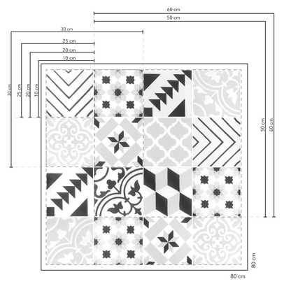 Viral Baldosas 25x25 cm - 20 unidades / cubre 1,2 mt2