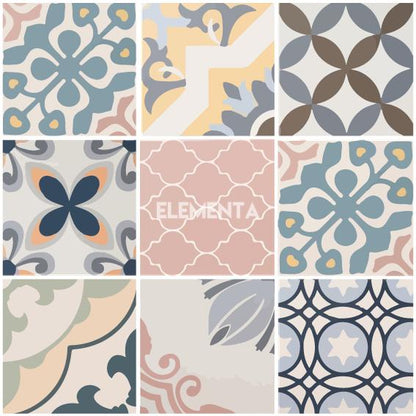 Vinilo Decorativo - Baldosas en Set - 20 UNIDADES