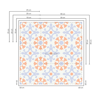 Azambuja Baldosas 20x20 cm - 20 unidades / cubre 0,8 mt2