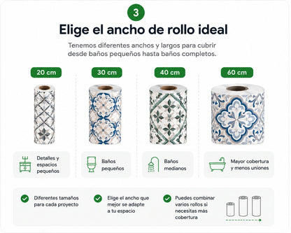 Amaelco Vinilo Adhesivo en Rollo PARA PISOS