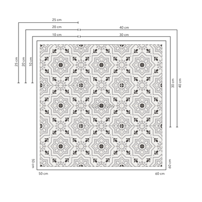 Benavente Baldosas 25x25 cm - 20 unidades / cubre 1,2 mt2