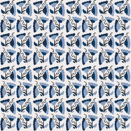 Papel Tapiz Block Print India |  Rollo 235 cm alto x 60 cm ancho  |  1 unidad |  Cubre 1,4 mt2