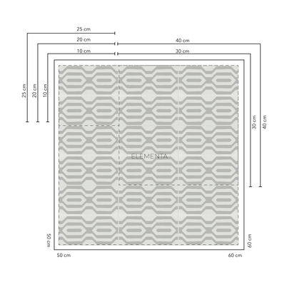 Alamos 10x10 cm - 20 unidades para pisos / cubre 0,2 mt2