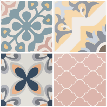 Decorative Vinyl - Tiles in Set - 20 UNITS