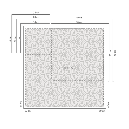 Ferreira 25x25 cm - 20 units for floors / covers 1.2 m2