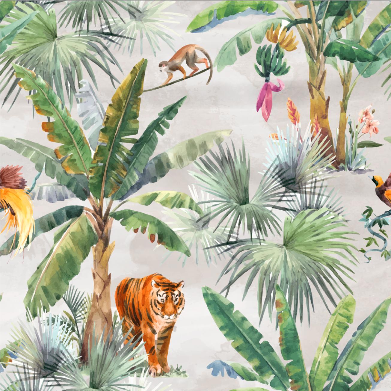 Papel Tapiz Mural Selva Tropical / Panel 0.60 x 2.40 mt / cubre 1.44mt2